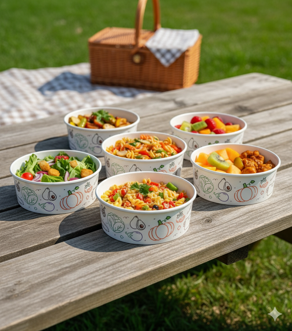 Generic Design Paper Bowls 8/12/14/16/20/24/24 wide/40/45oz