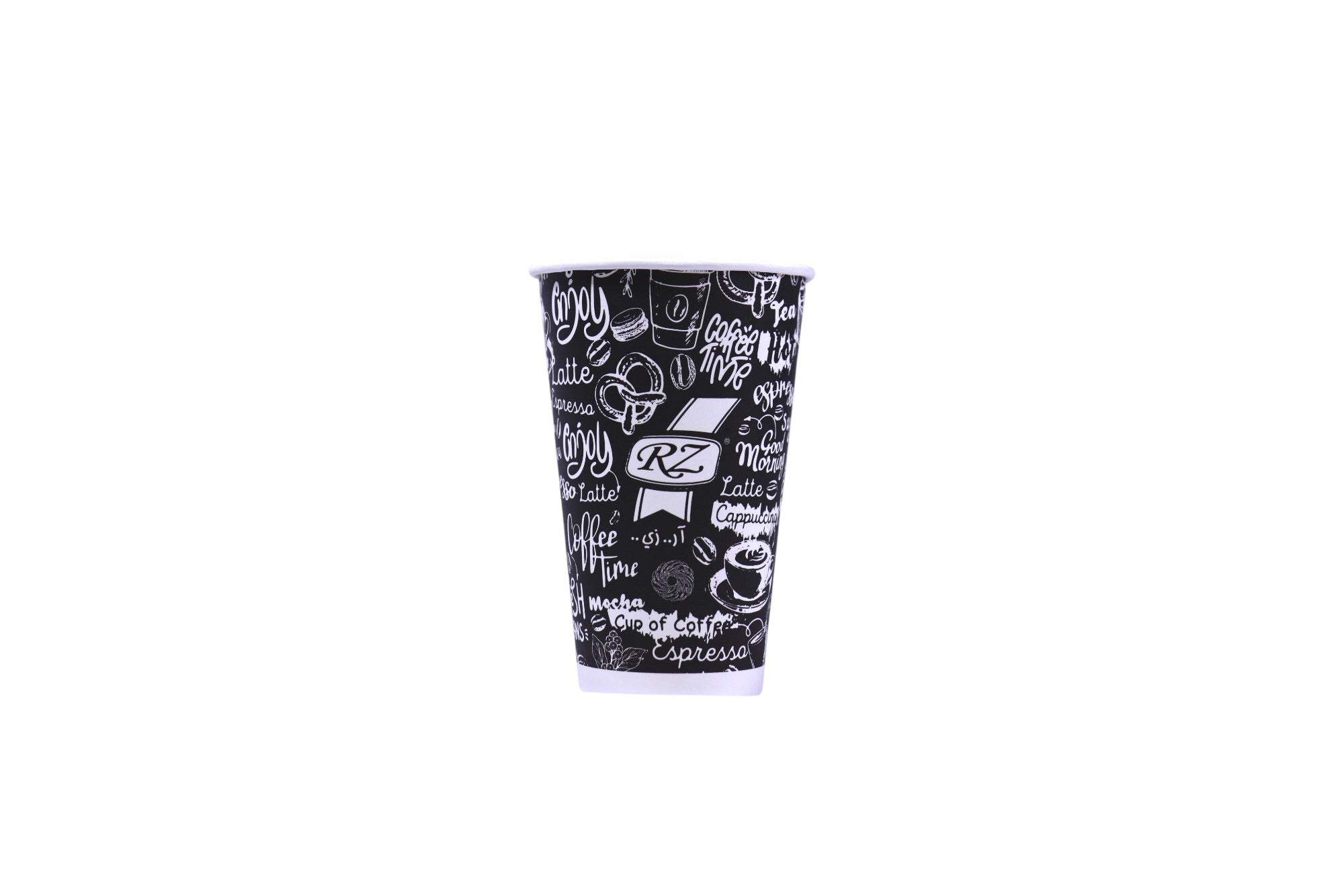Generic Design Single Wall Paper Cups 12oz-Tall