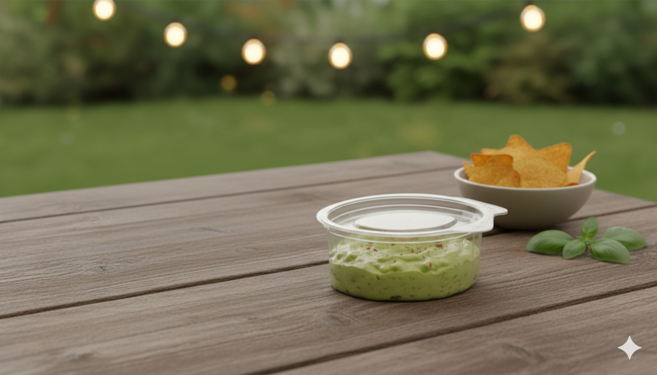 علب صوص بغطاء متصل
Hinged Lid Sauce Containers 2oz