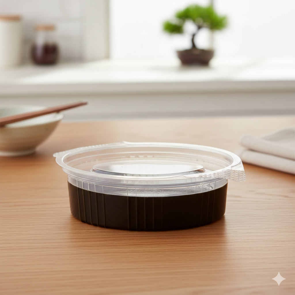 علب صوص بغطاء متصل
Hinged Lid Sauce Containers 3oz