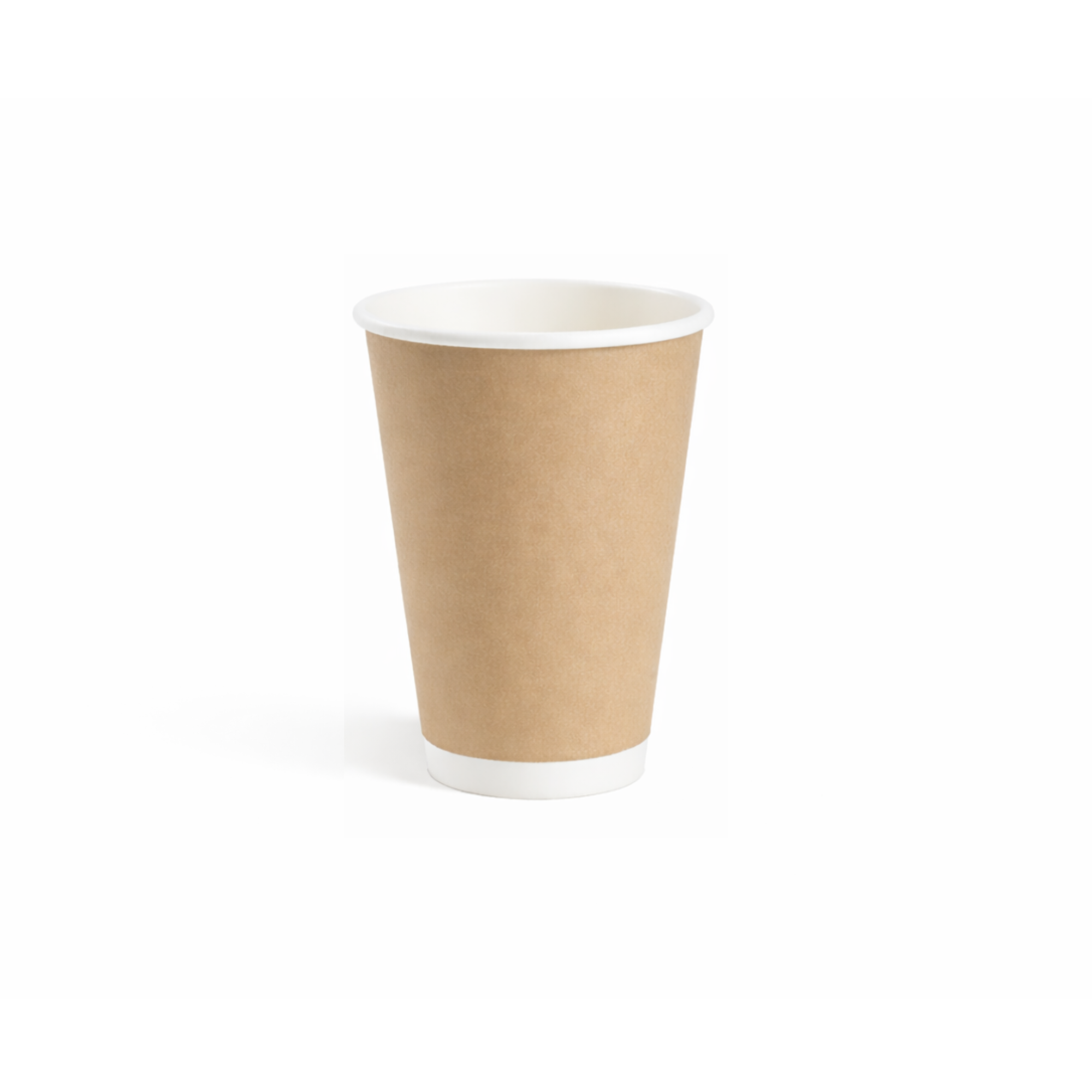 Kraft Double Wall Paper Cups 16oz - كاسات ورقية دبل كرافت 16 اونص