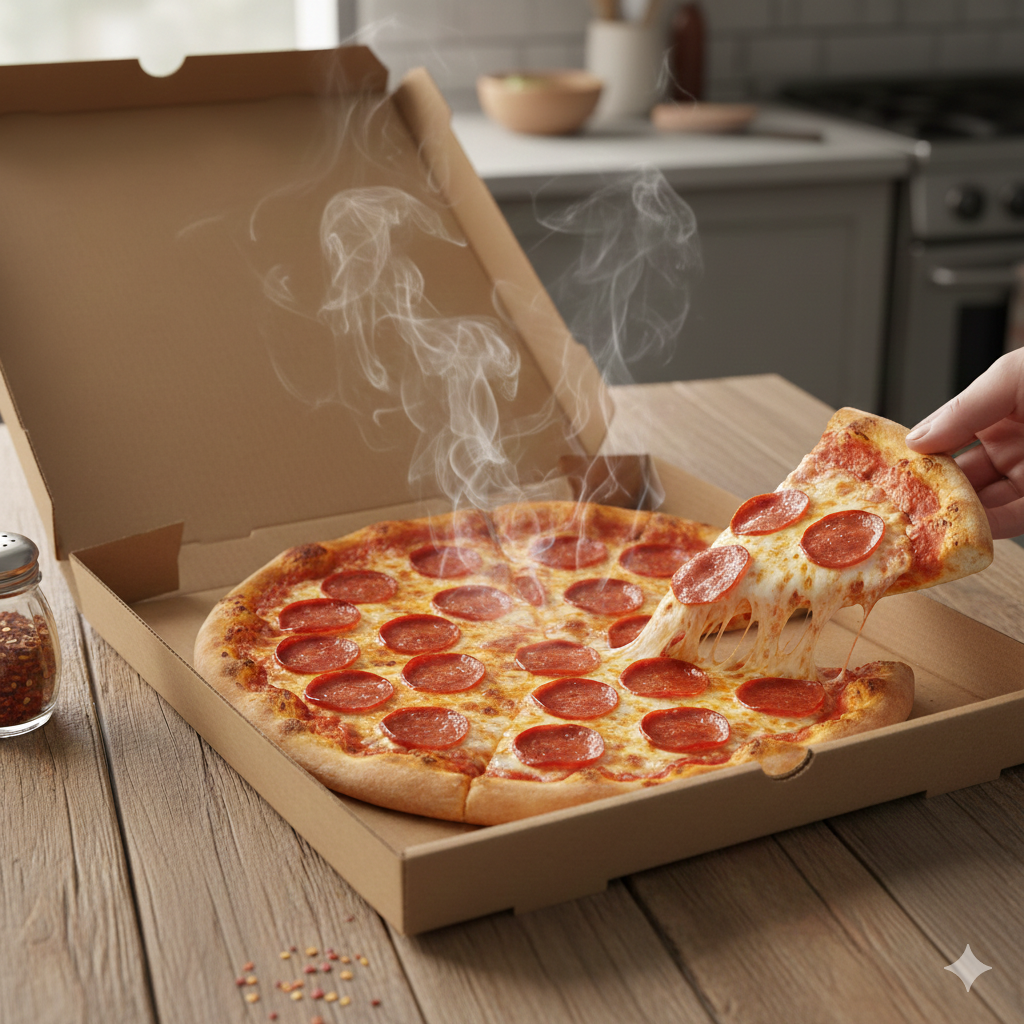 Kraft Generic Design Pizza Boxes - علب بيتزا طبعة عامة كرافت
