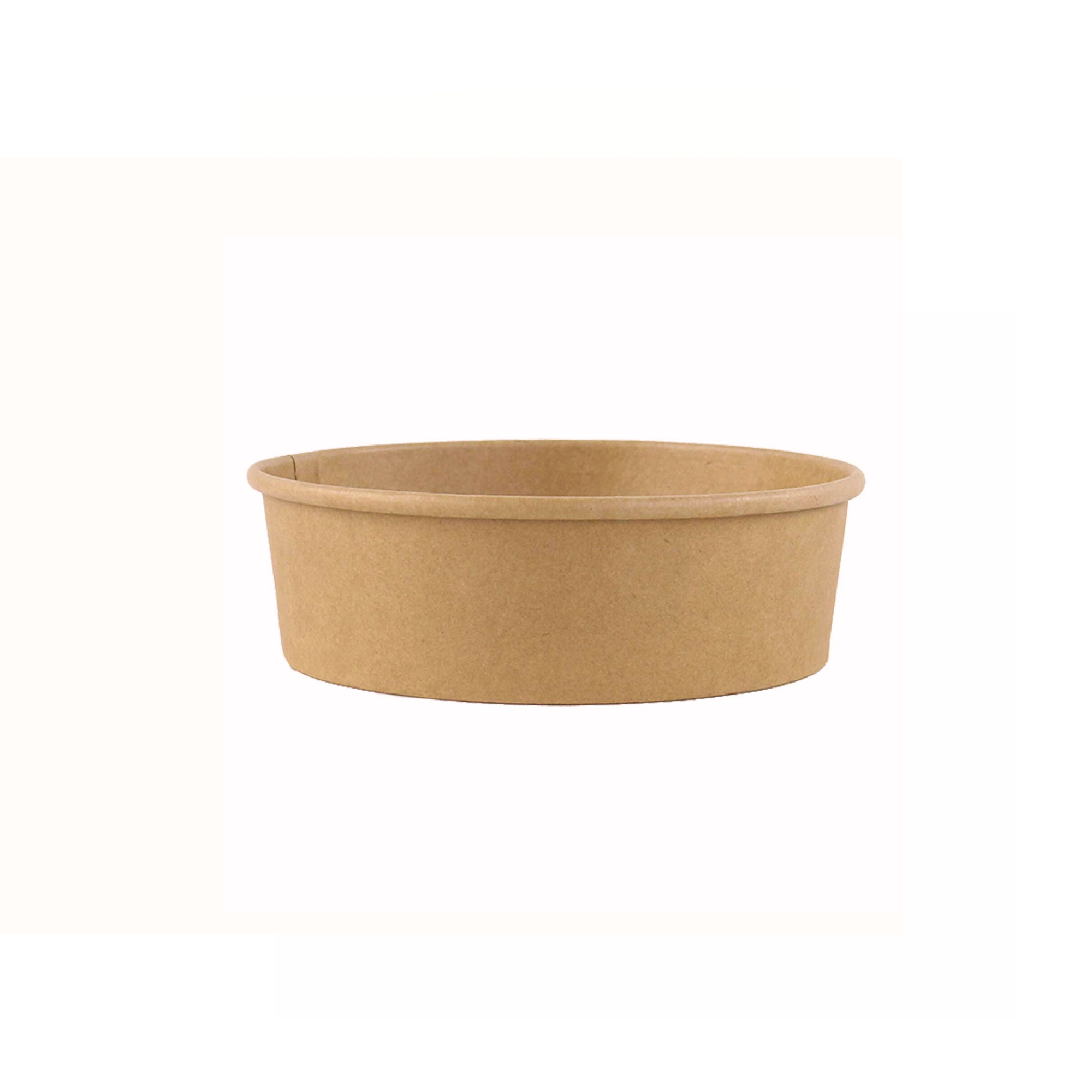 Kraft Paper Bowls 20oz - علب كرتون دائري 20 اونص كرافت