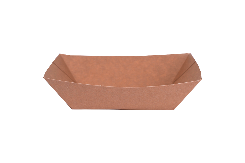 Kraft Paper Meal Trays (S,M,L) - صحن كرتون كرافت (كبير,وسط,صغير)