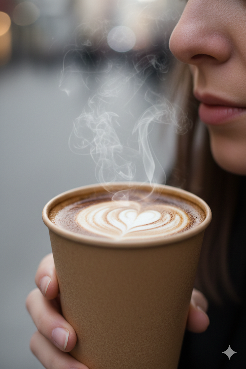 Kraft Single Wall Paper Cups 12oz Thickness  - Tall - كاسات ورقية كرافت 12 اونص سماكة عالية - طويل