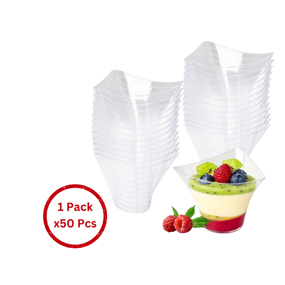 Twisted Crystal Dessert Containers