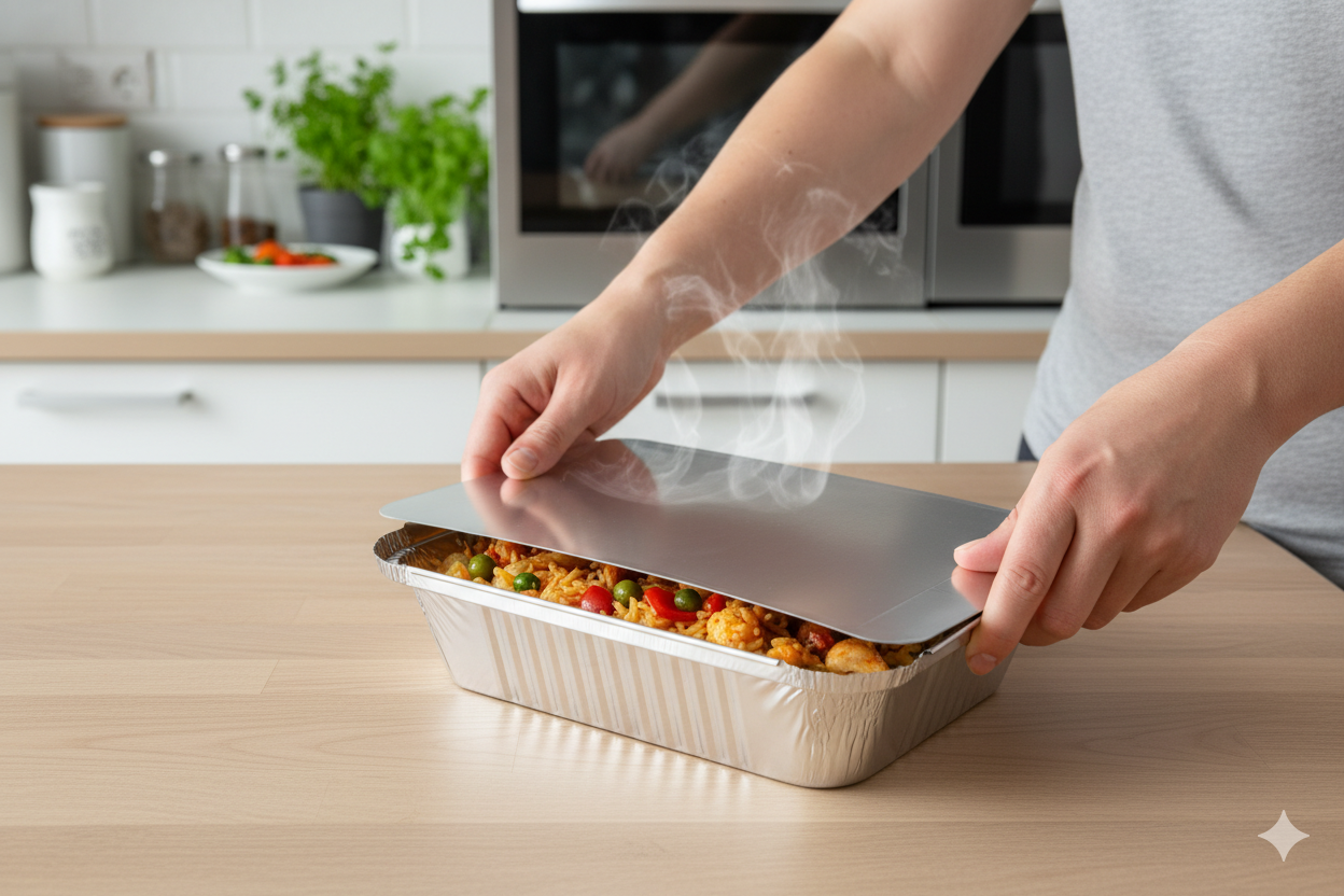 Lids For Aluminum Rectangle Containers ERZ 20  - غطاء علب المنيوم مستطيل - ERZ 20  - 2 