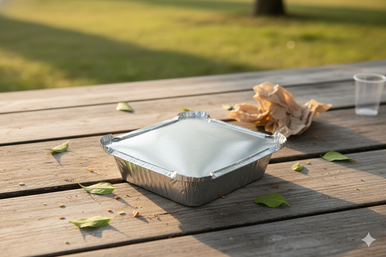 Lids For Aluminum Square Containers SRZ 12  - غطاء علب المنيوم مربع - 2