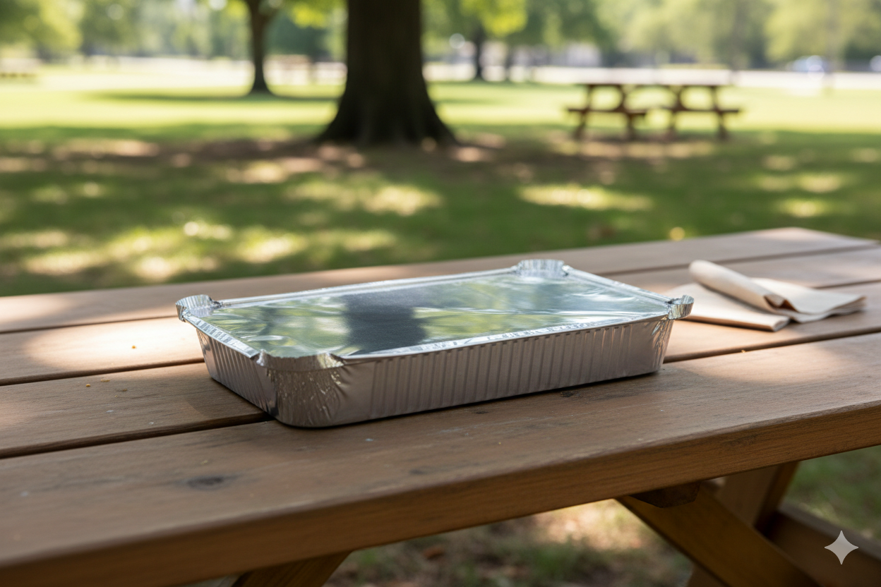 Lids For Aluminum Square Containers SRZ 31  - غطاء علب المنيوم مربع   - 1 
