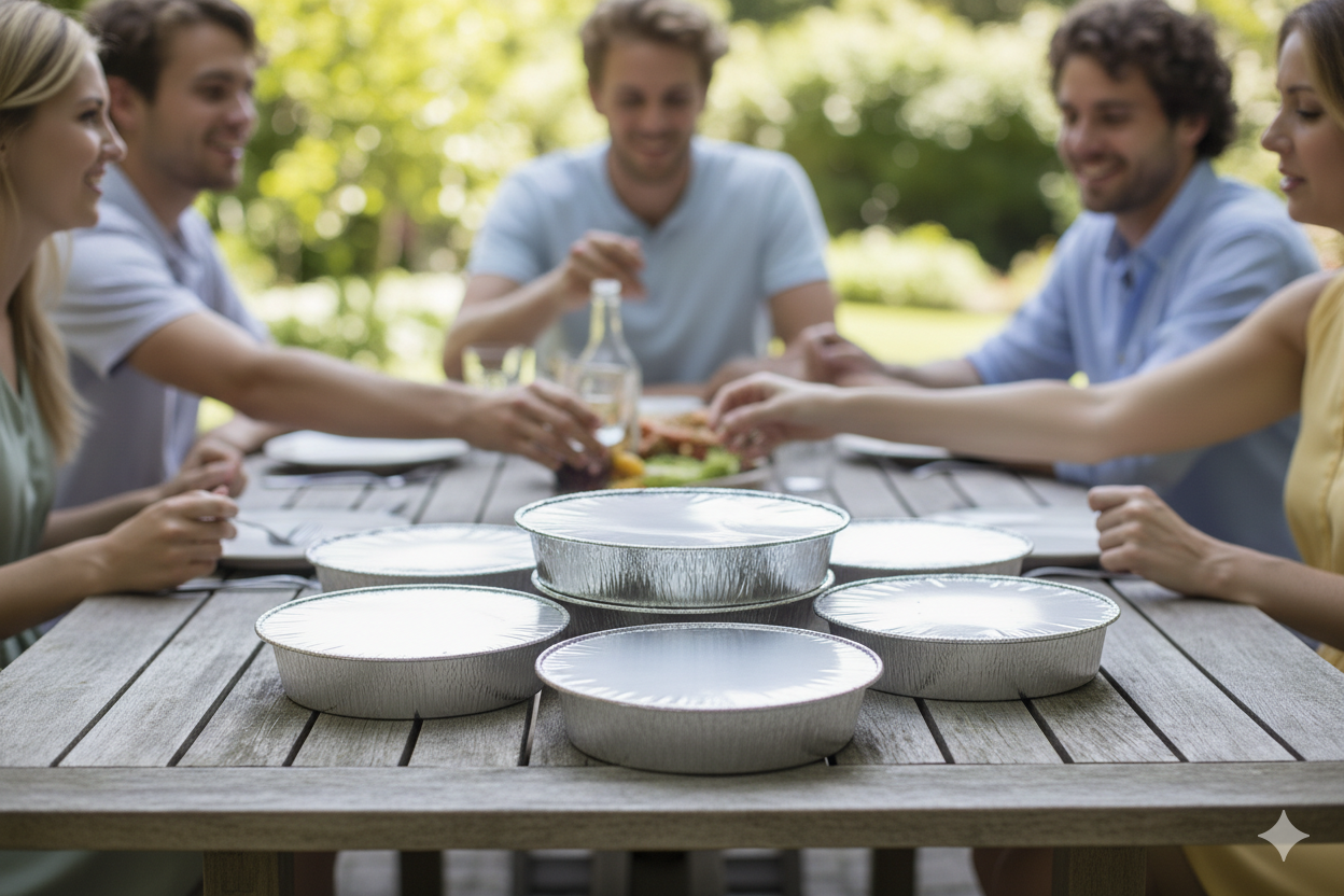Lids for Aluminum Round Containers  - غطاء علب المنيوم دائري - 10