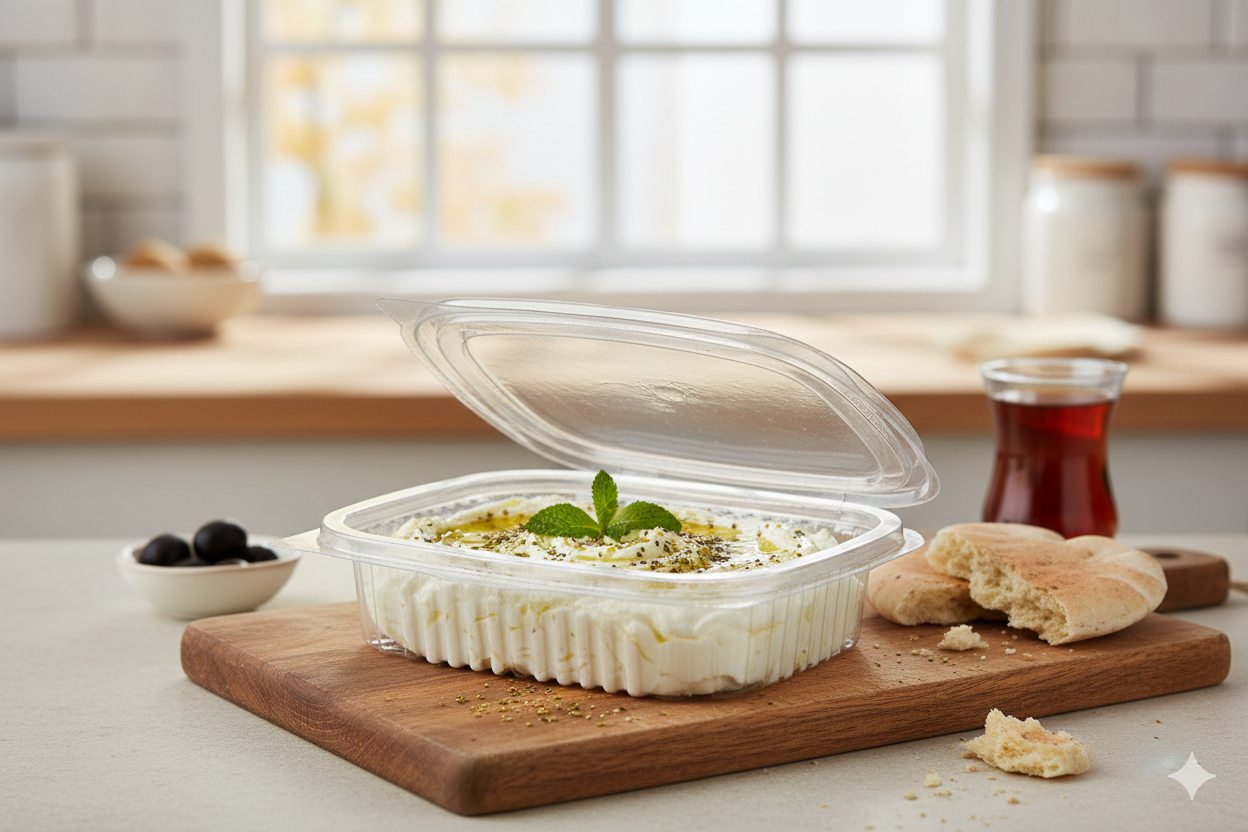 علب بلاستيك PET مستطيلة شفافة مع غطاء متصل  ARZ 915
PET Plastic Rectangle Hinged Containers ARZ 915