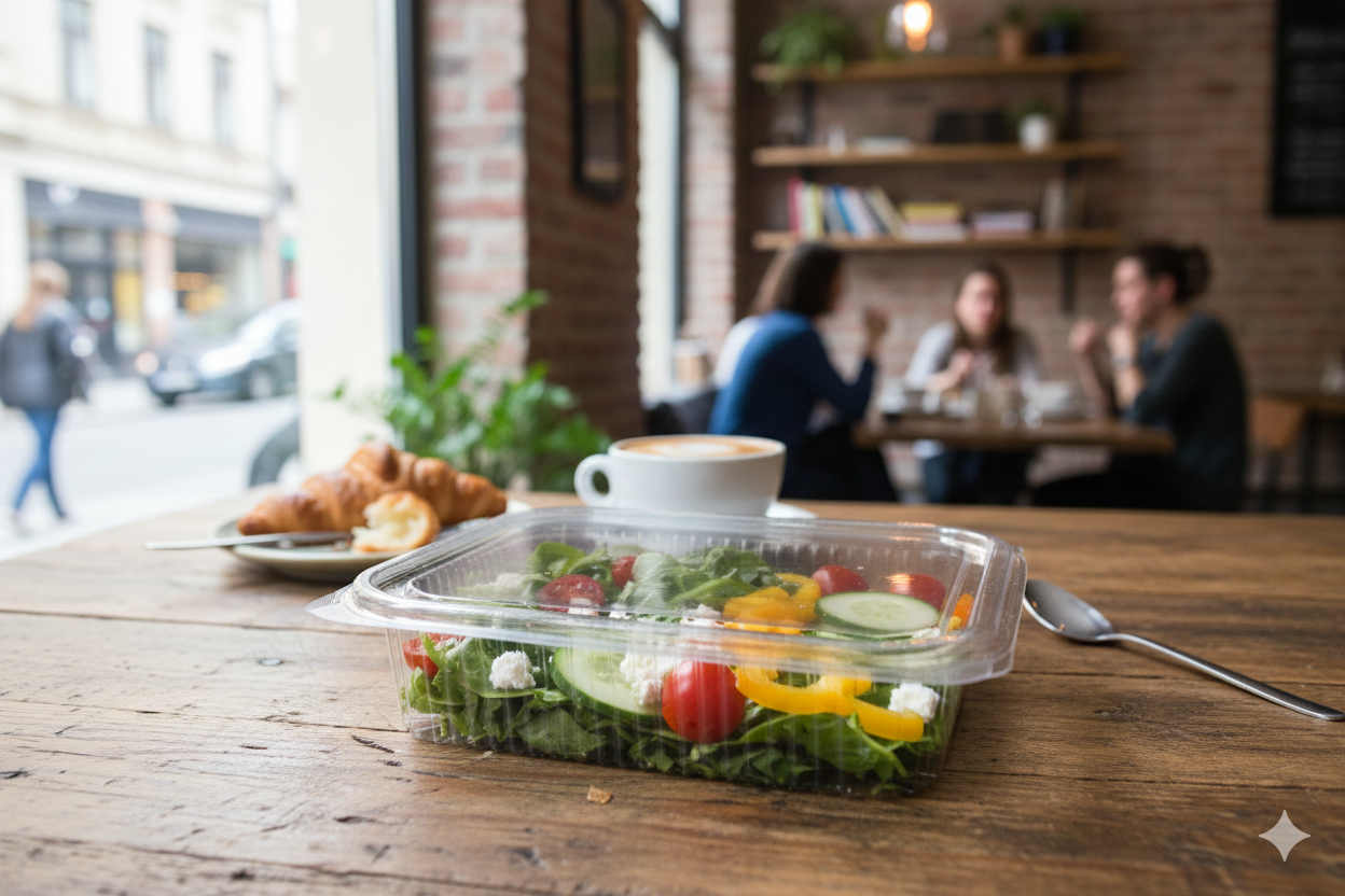 PET Rectangle Hinged Containers ARZ 960
علب بلاستيك PET مستطيلة شفافة مع غطاء متصل   ARZ 960