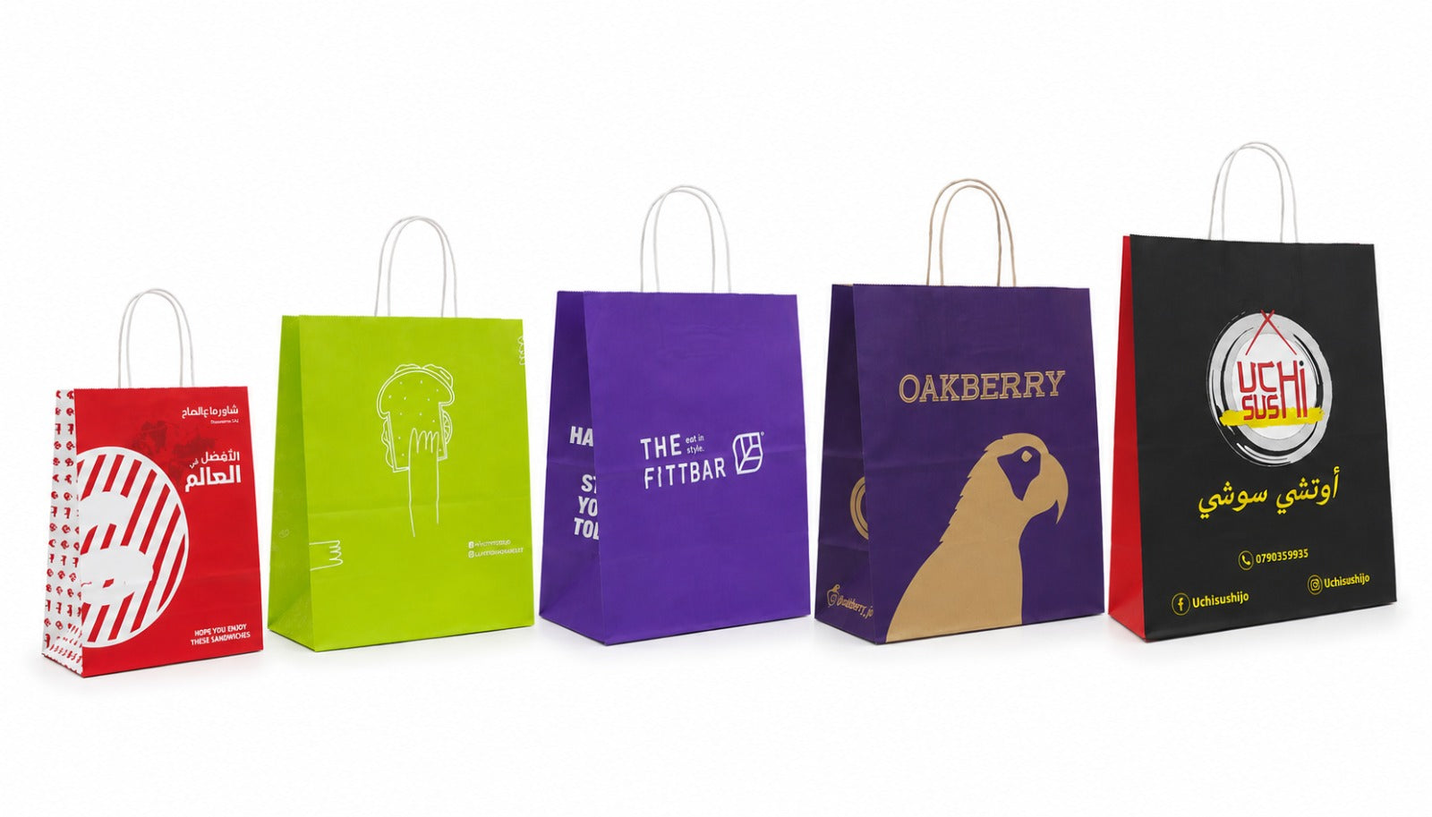 Customized Paper Bags with Handles