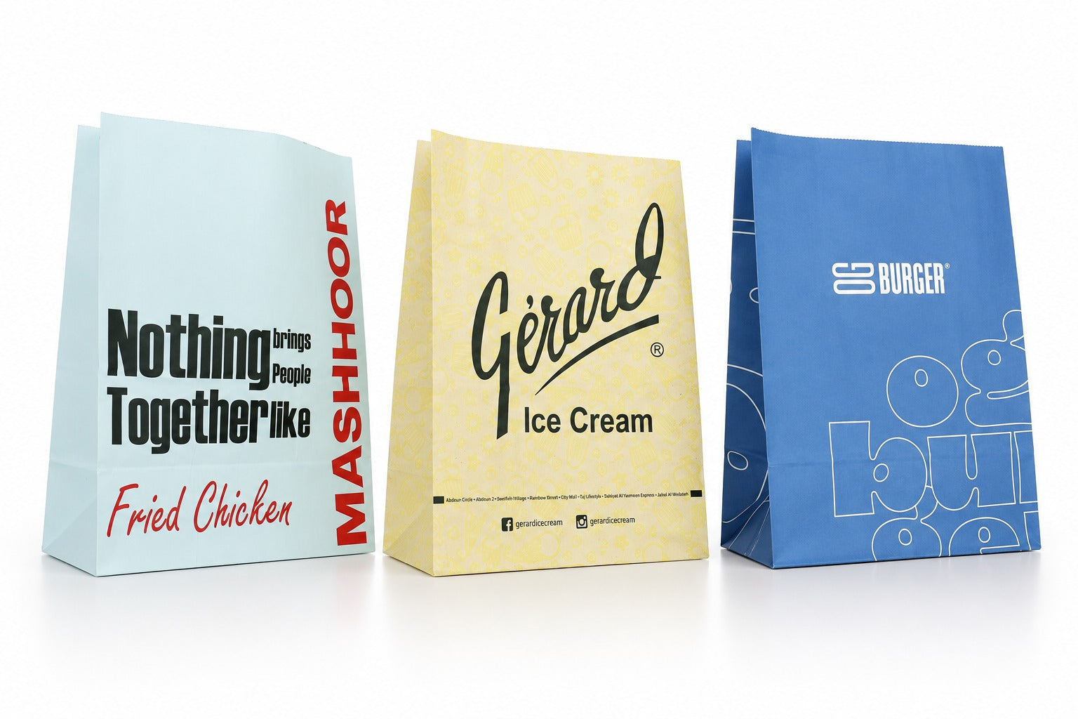 Customized Paper Bags without Handles