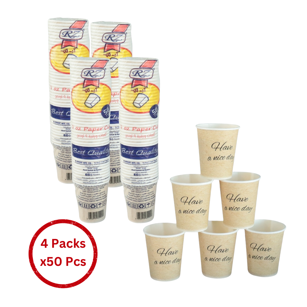Paper Cup - Printed Enjoy - 8 Oz