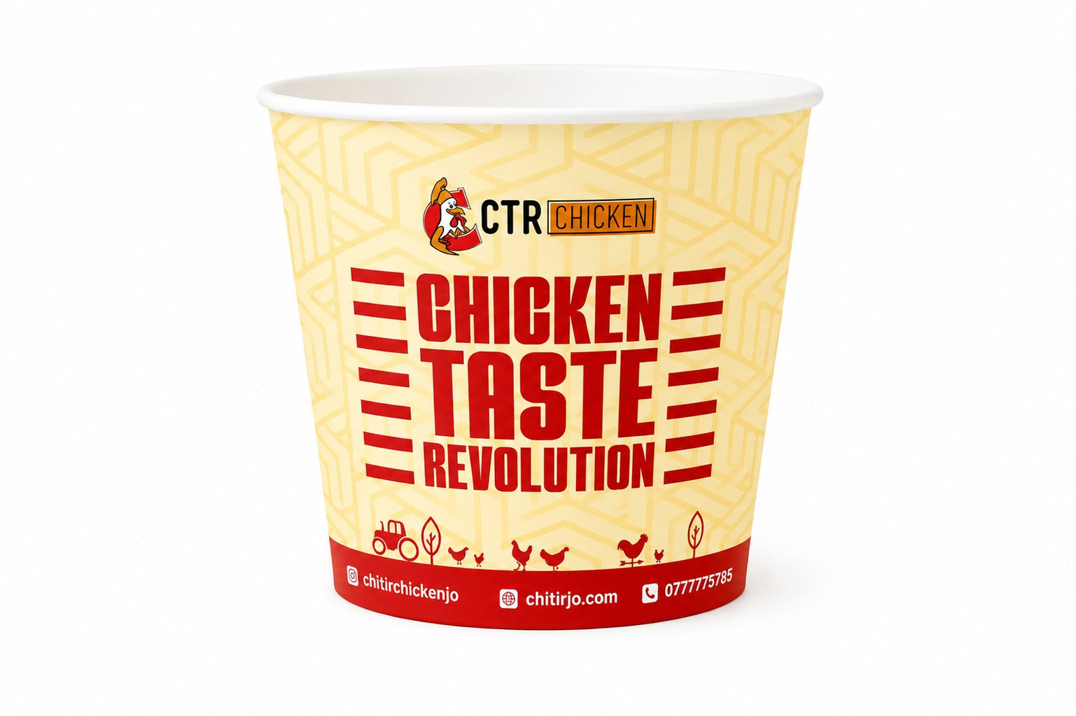 Customized Paper Buckets