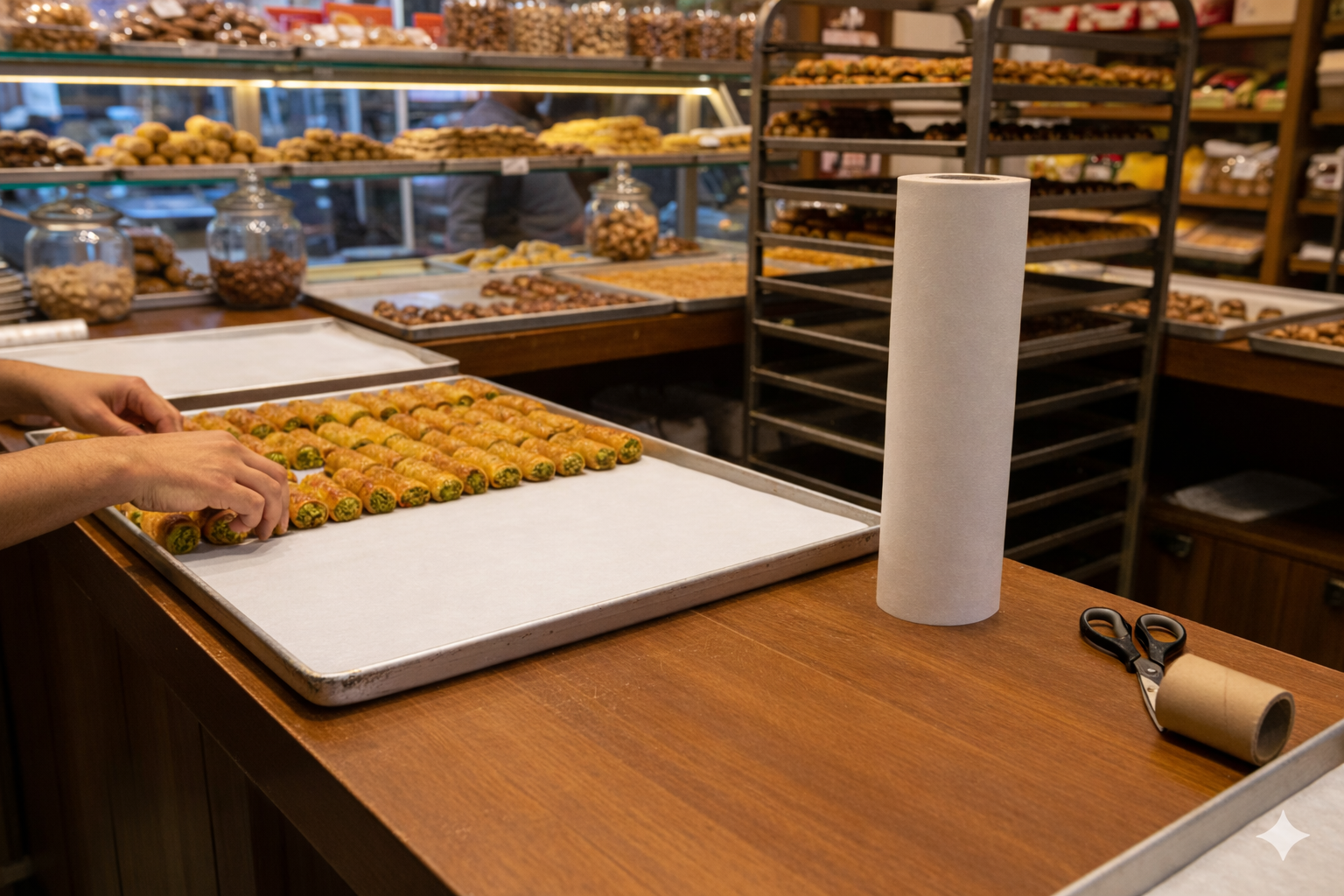 Plain Paper Rolls for Sweets 50/70cm