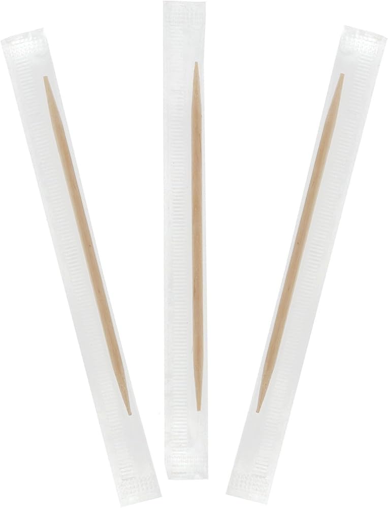 Plastic Wrapped Toothpicks
