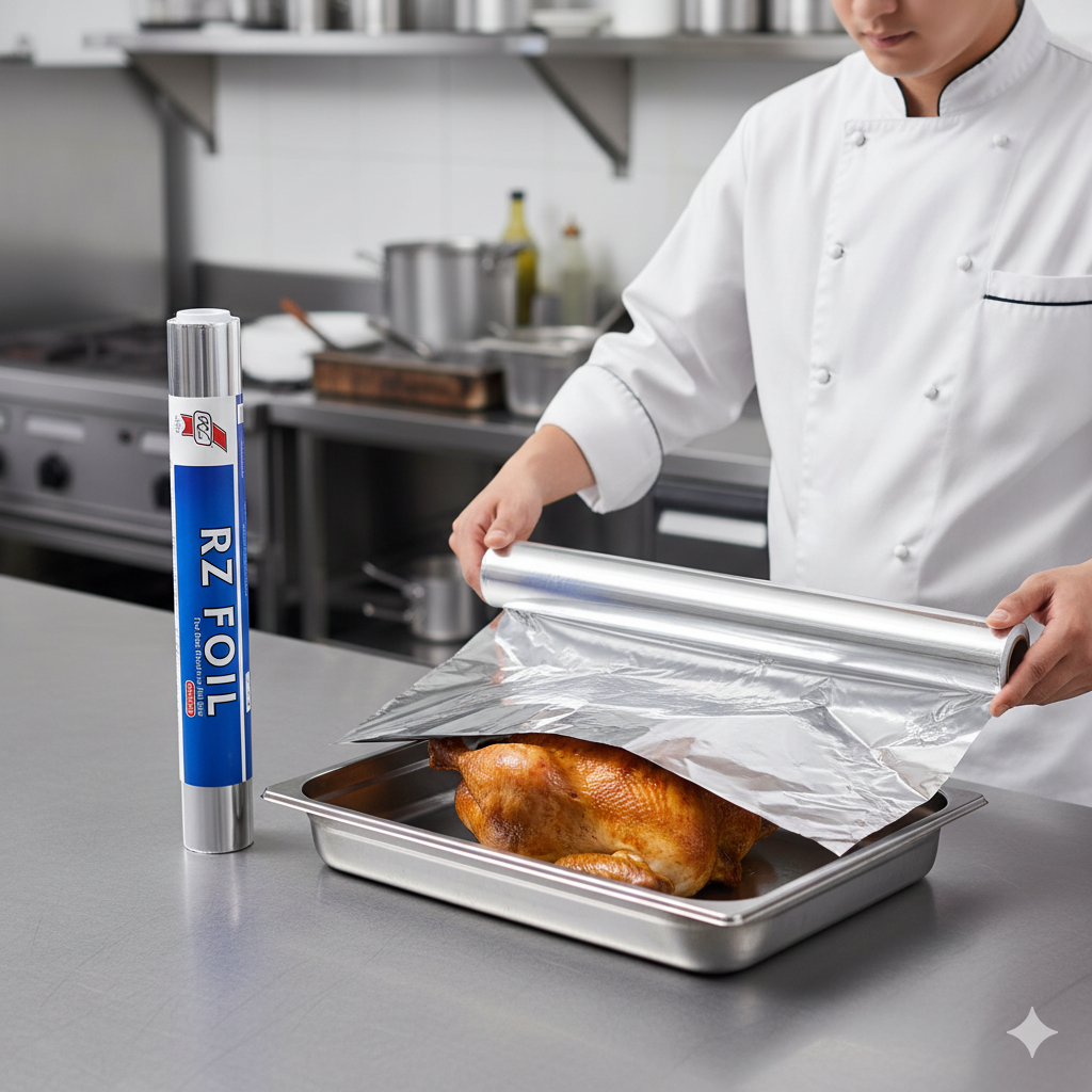 لفائف رقائق الألومنيوم 45 سم × 1 كجم