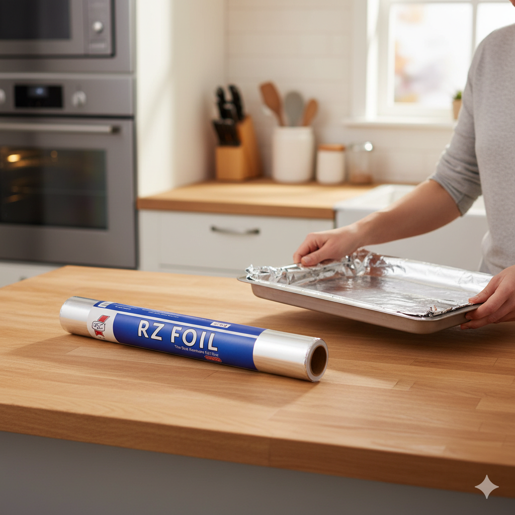 لفائف رقائق الألومنيوم 45 سم × 1 كجم