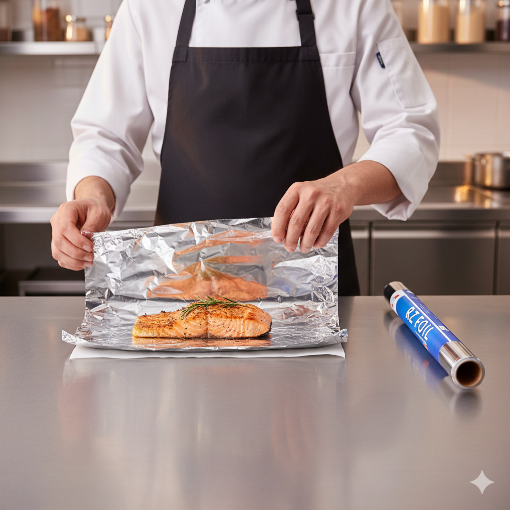 لفائف رقائق الألومنيوم 60 سم × 1 كجم