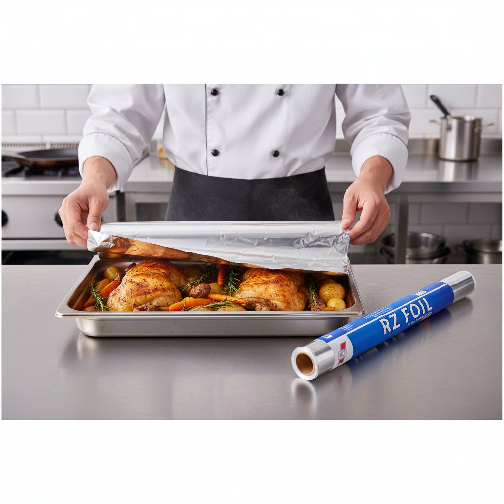 لفائف رقائق الألومنيوم 60 سم × 1 كجم