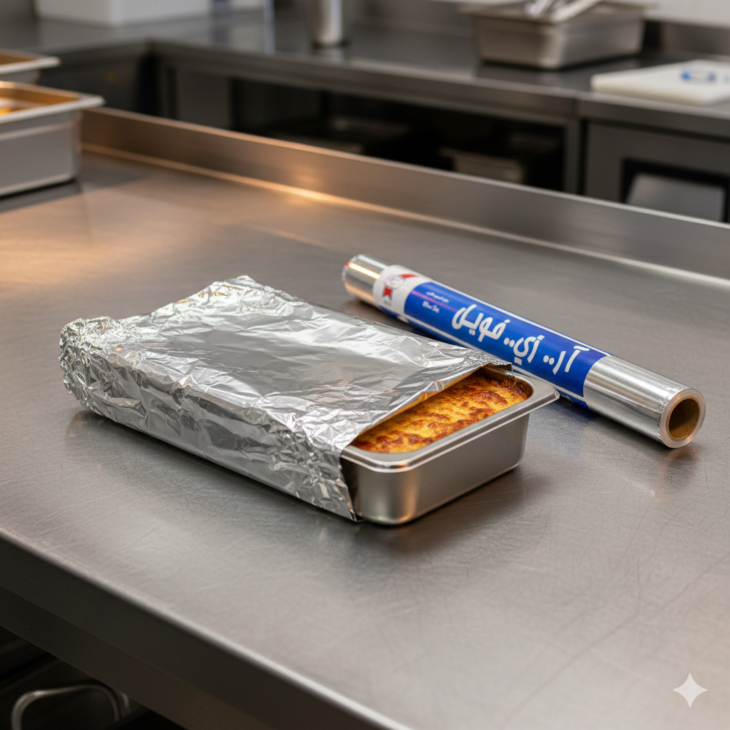 لفائف رقائق الألومنيوم 60 سم × 2 كجم