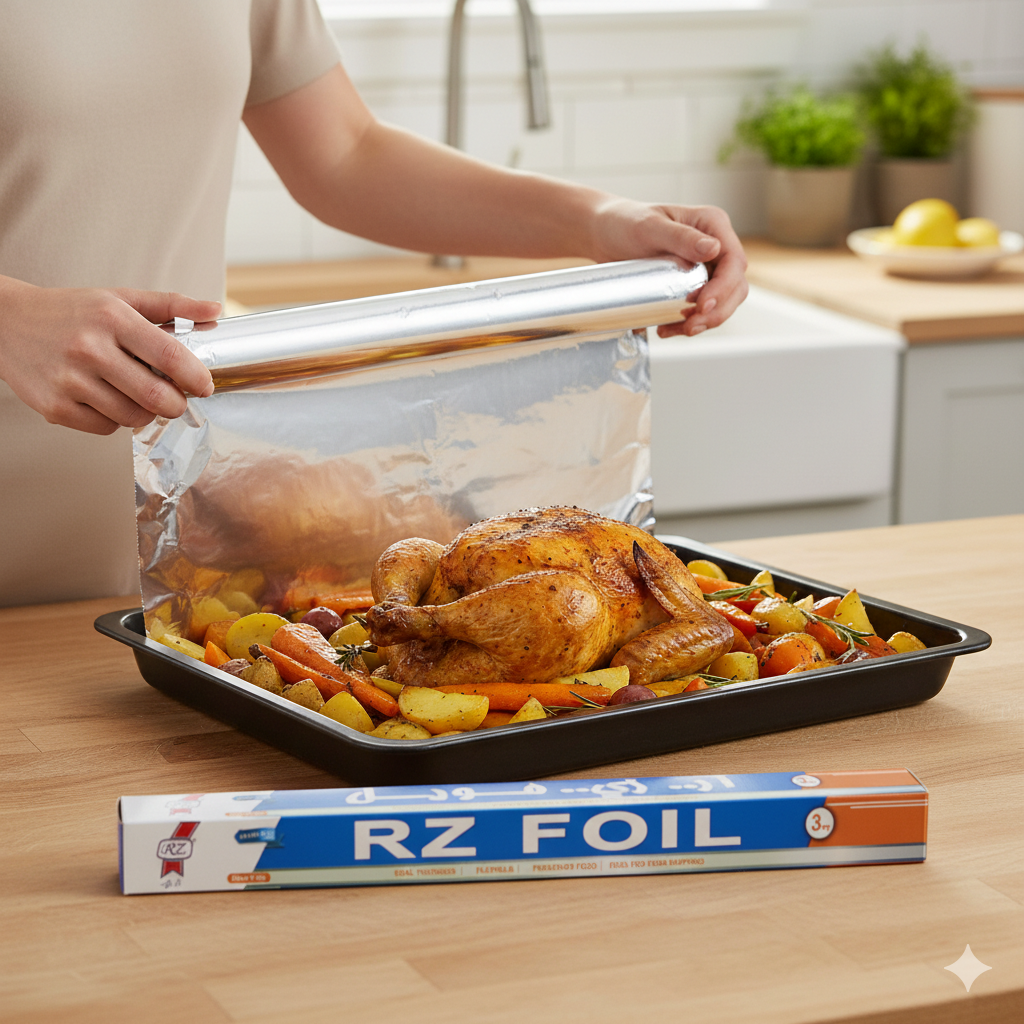 Aluminum Foil Rolls Household 60cmx3m