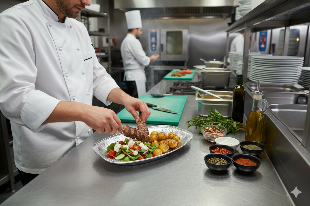 أطباق بيضاوية الشكل من الألومنيوم، 20/35/42/55 سم