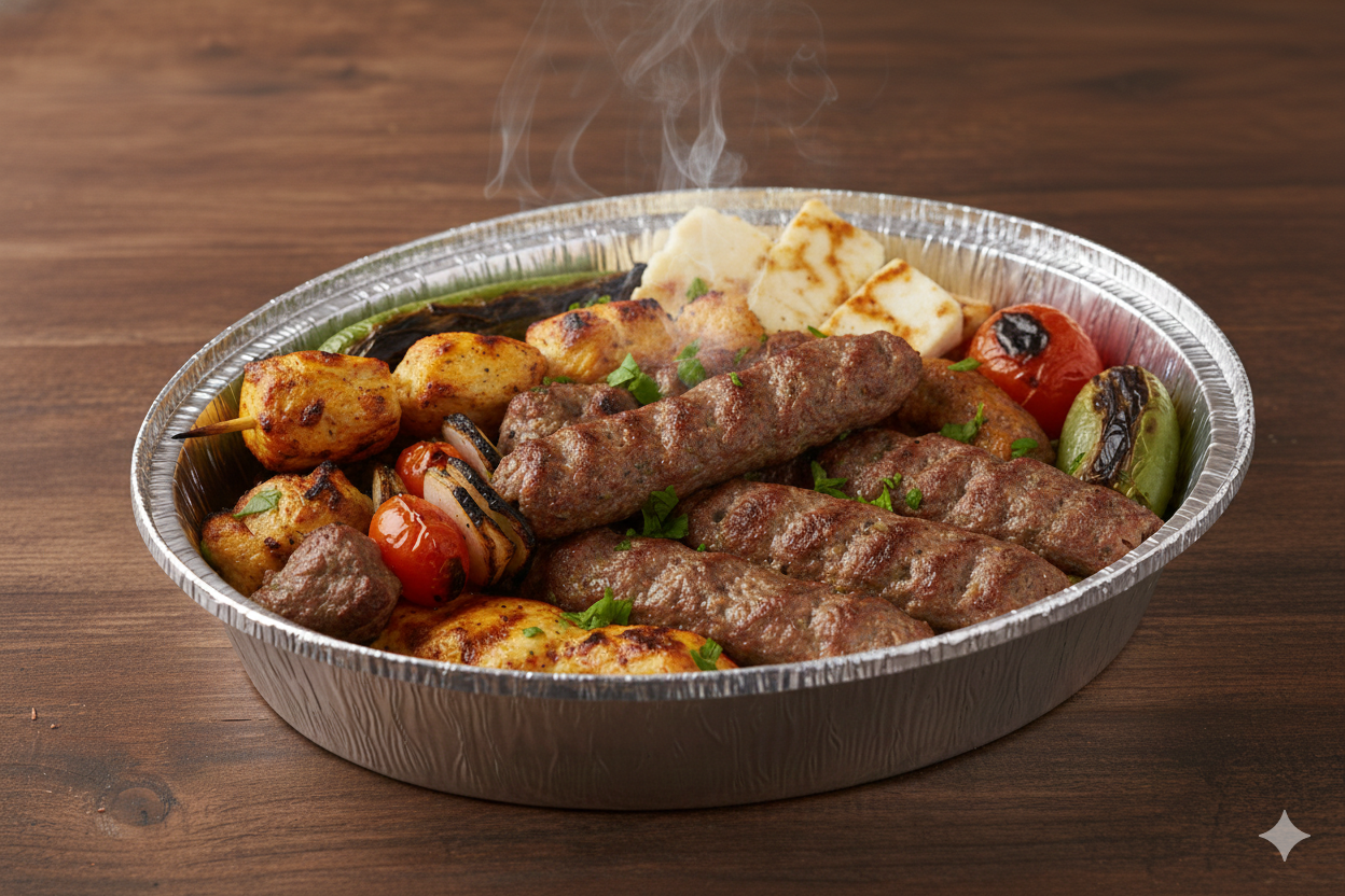 حاويات ألومنيوم دائرية 18/25 سم