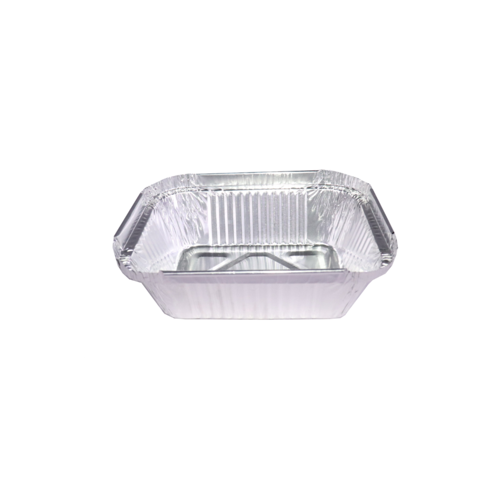 حاويات مربعة من الألومنيوم بأحجام 12/15/16/20/22/25/30 سم