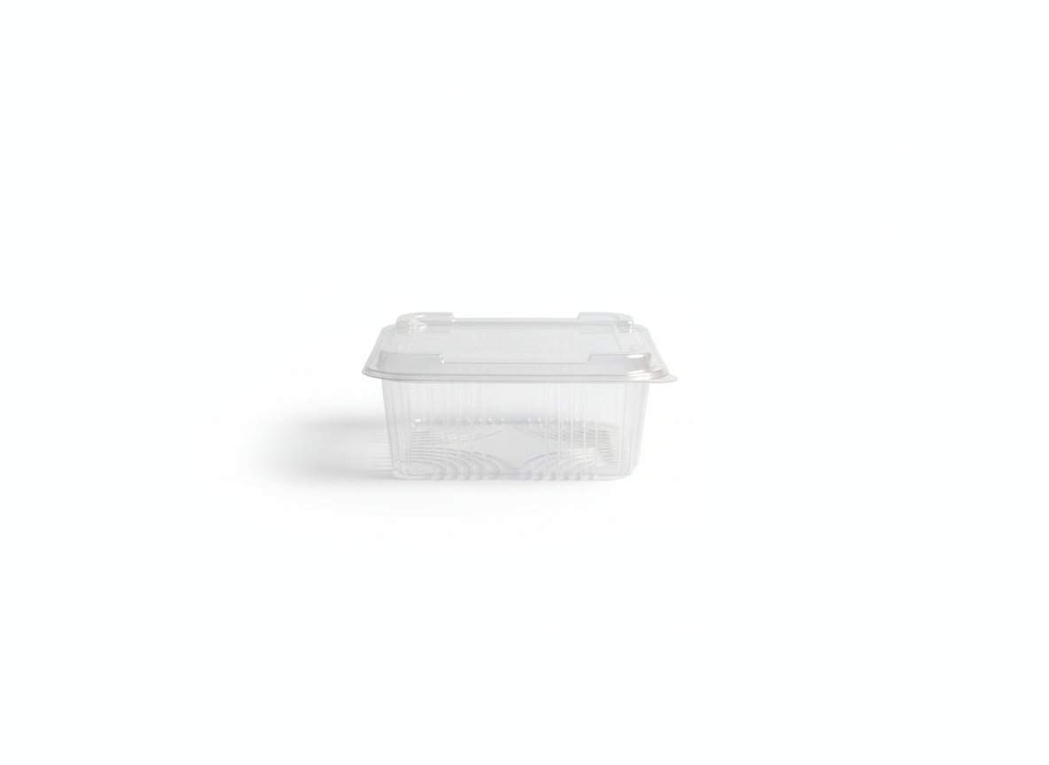 علب بلاستيك PET مربعة شفافة مع غطاء متصل ARZ 901
PET Plastic Square Hinged Containers 