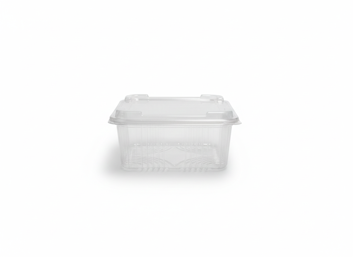 علب بلاستيك PET مربعة شفافة مع غطاء متصل ARZ 902
PET Plastic Square Hinged Containers 