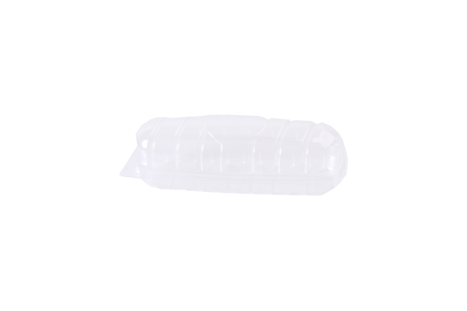 PET Plastic Hotdog Hinged Containers (S,L)