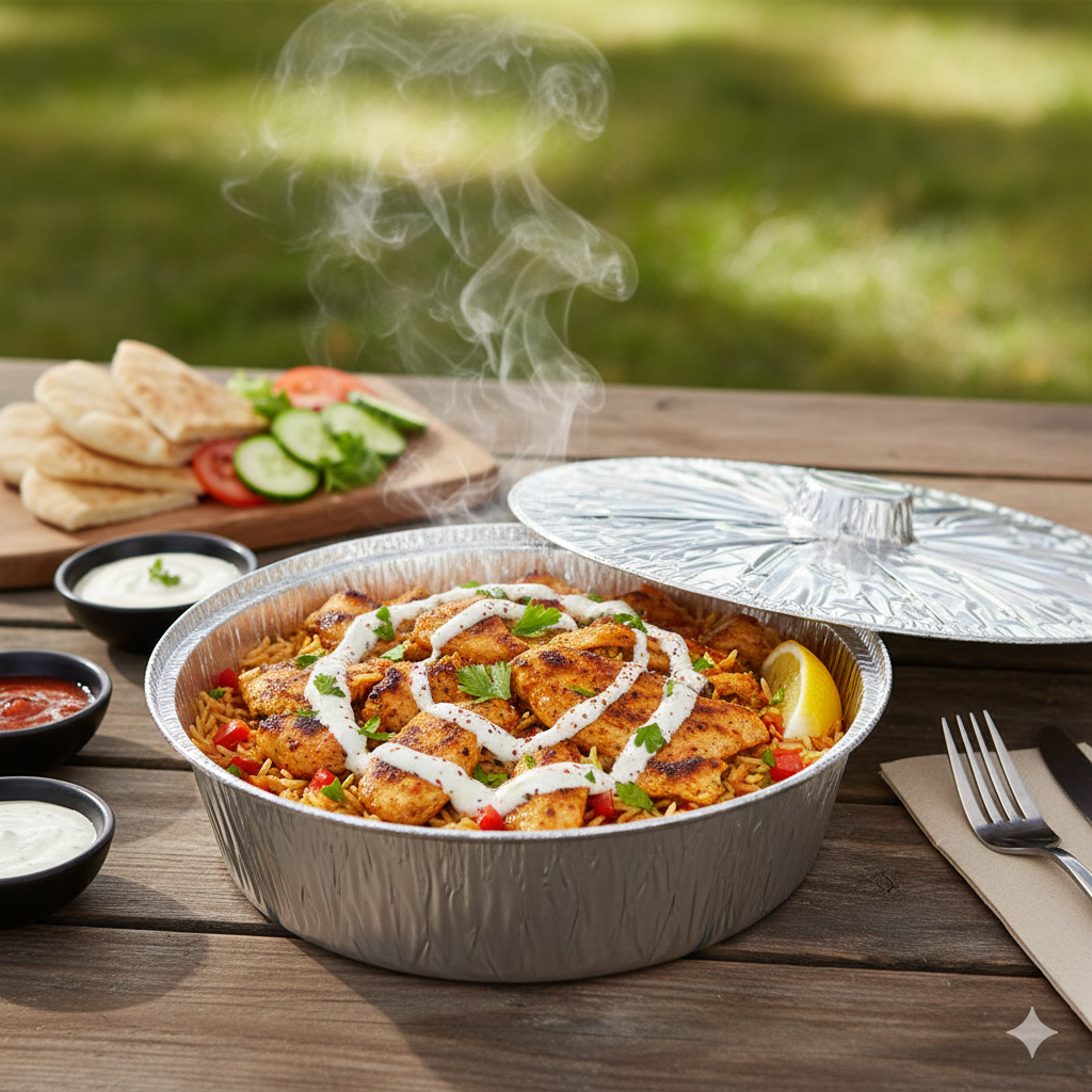 أواني ألومنيوم بأغطية، سعة 2/4.5/6 كجم