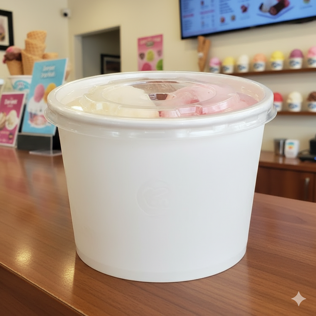 غطاء بلاستيك مسطح لعلب ايس كريم 6/8/10 اونص
Clear Plastic Flat Lids for 6/8/10oz Paper Cups