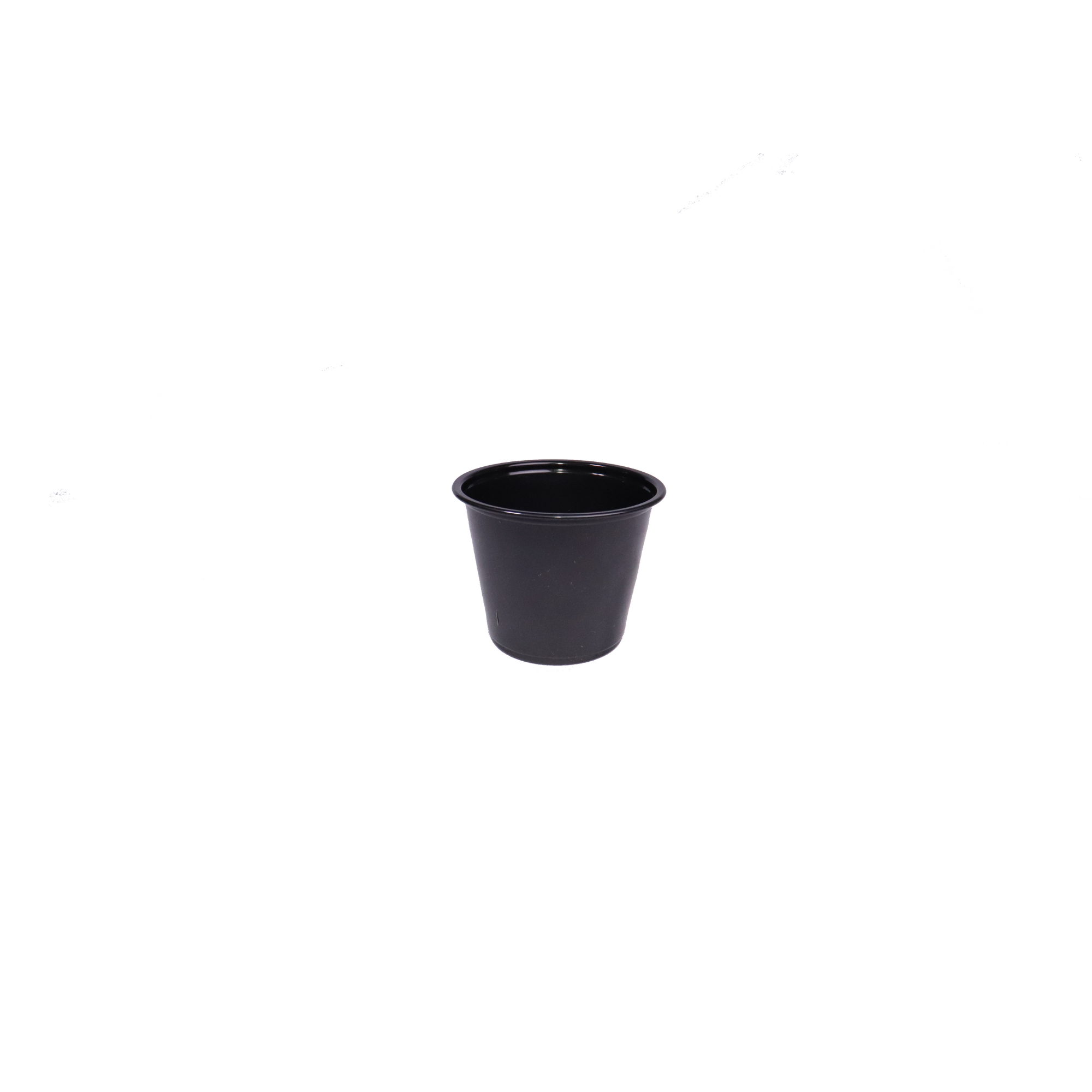 علب صوص بلاستيك أسود 
Black Plastic PP Sauce Containers 4oz