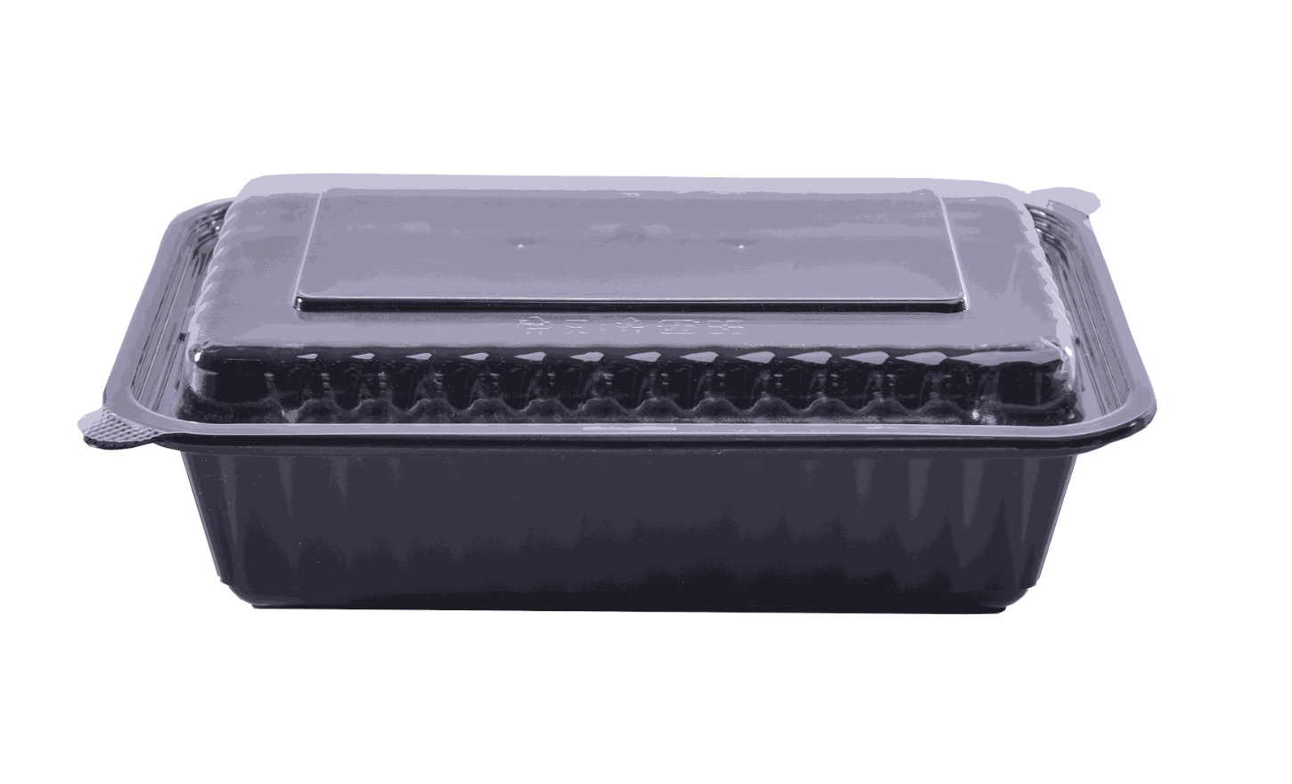 Black PP Microwavable Plastic Containers with Lids (12/24/28/38/58oz)