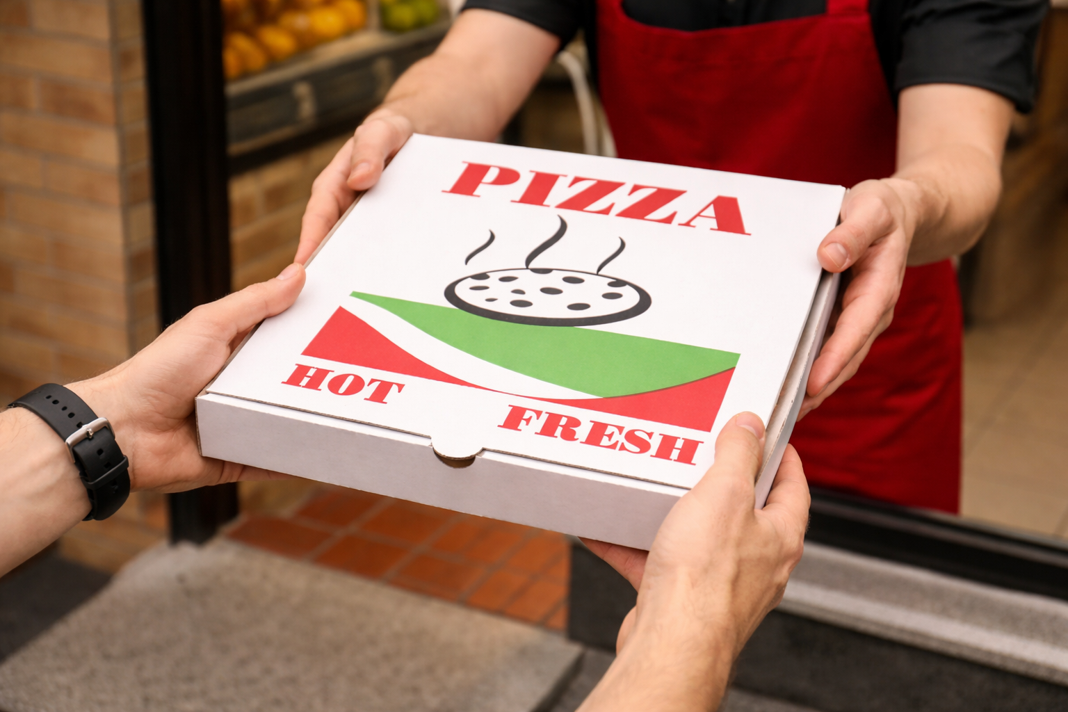 Generic Design Pizza Boxes (S,M,L,XL)
