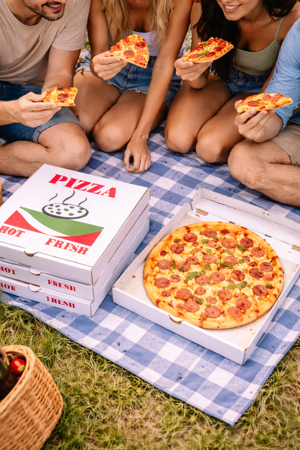 Generic Design Pizza Boxes (S,M,L,XL)