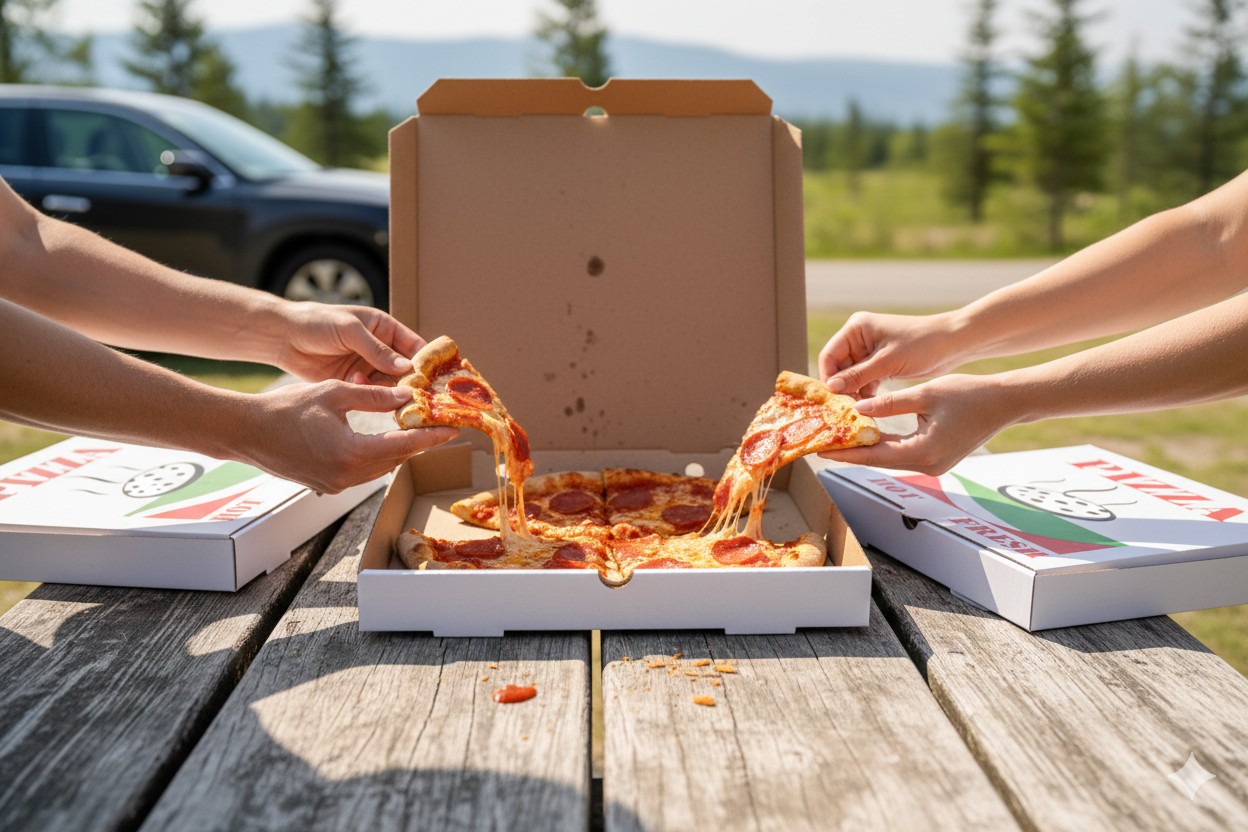 Generic Design Pizza Boxes (S,M,L,XL)