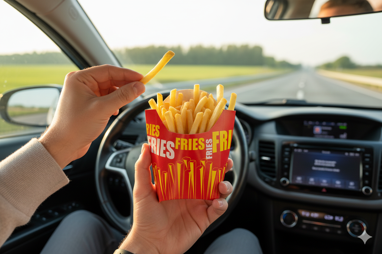 Generic Design Paper French Fries Pocket Containers (S,M,L)