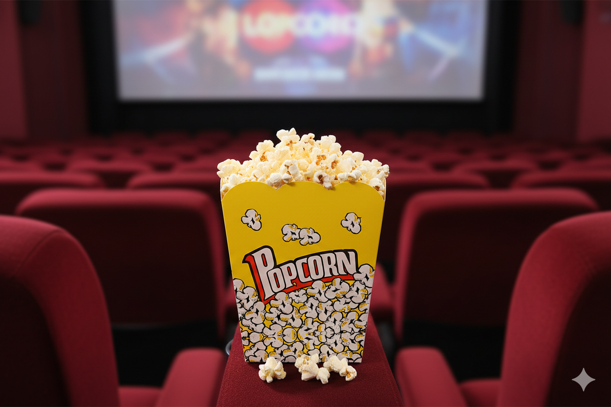 علب ورقية للفشار (32/46/85 أونصة)