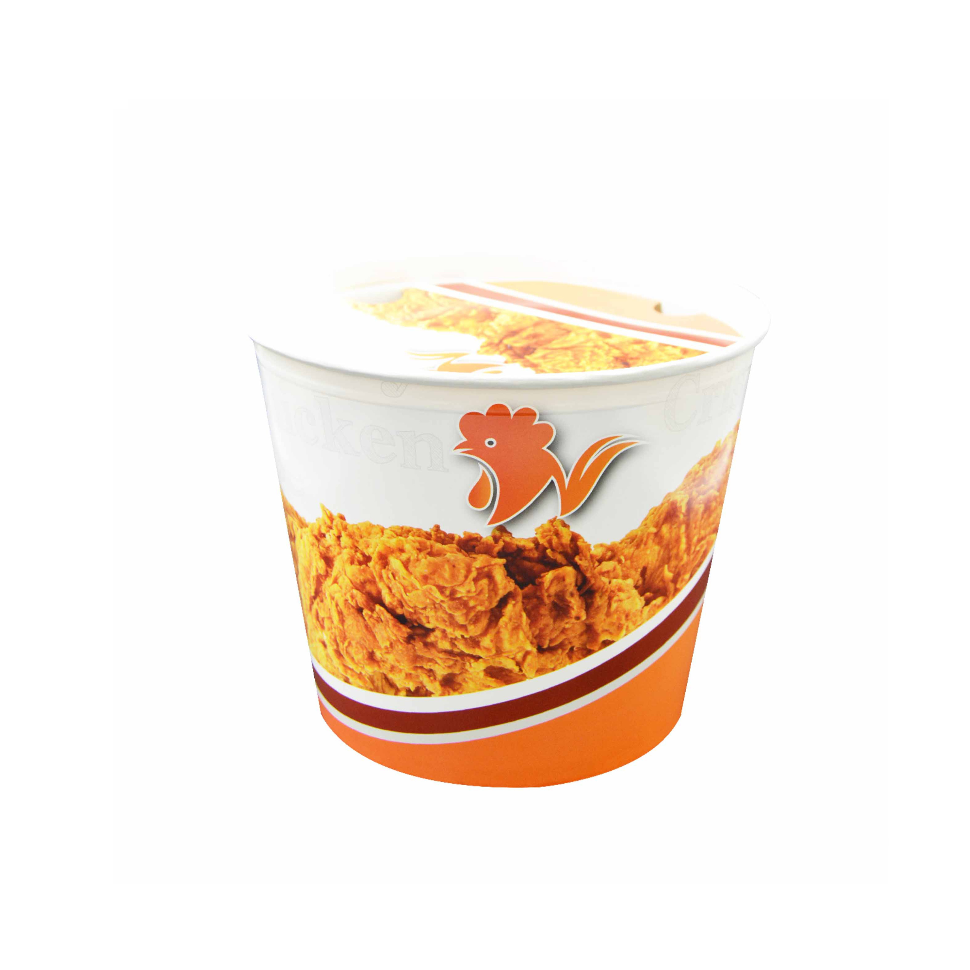 Generic Design Chicken Buckets & Paper Lids (85/130/170oz)