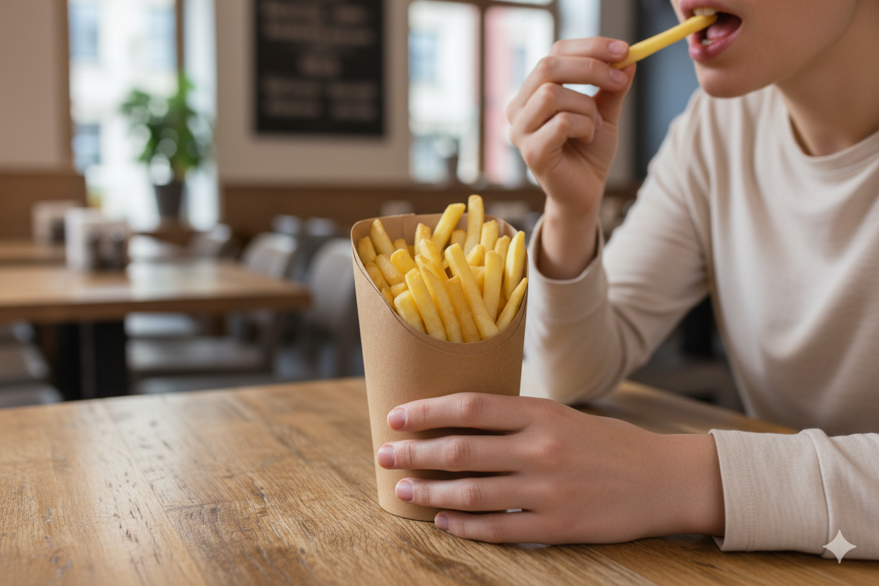 Kraft Paper French Fries Cups 12oz