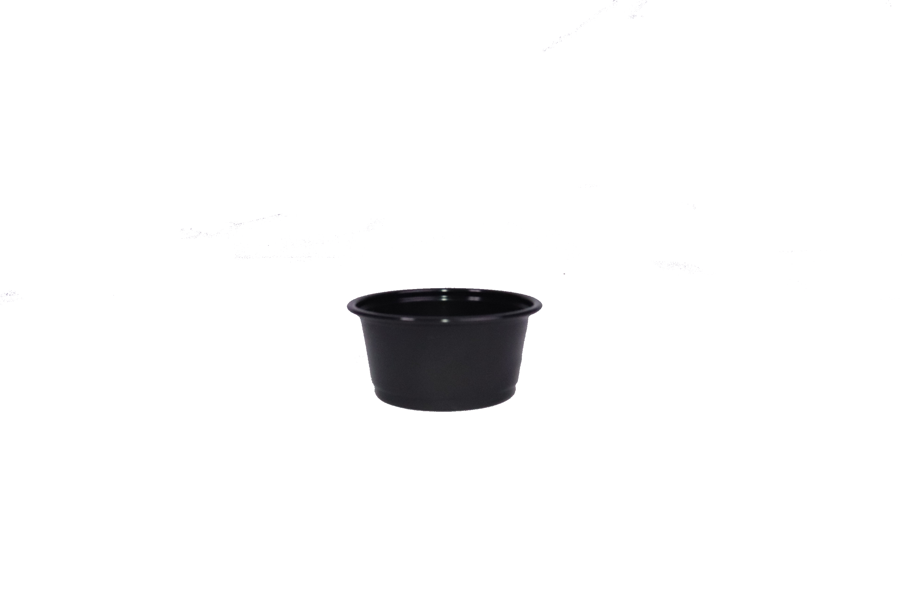 علب صوص بلاستيك أسود  2 أونص
Black Plastic PP Sauce Containers 2oz