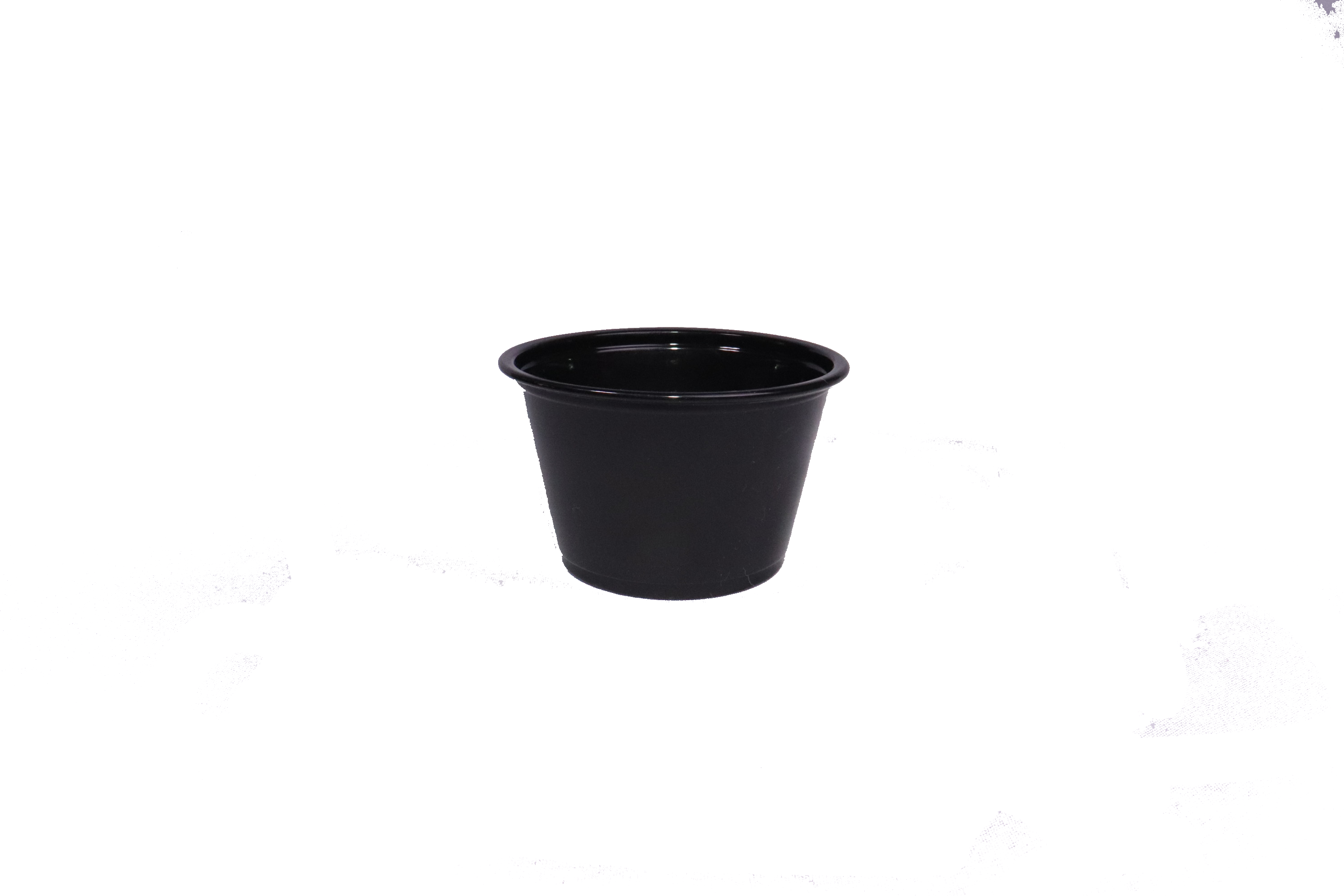 علب صوص بلاستيك أسود 
Black Plastic PP Sauce Containers 3.25oz