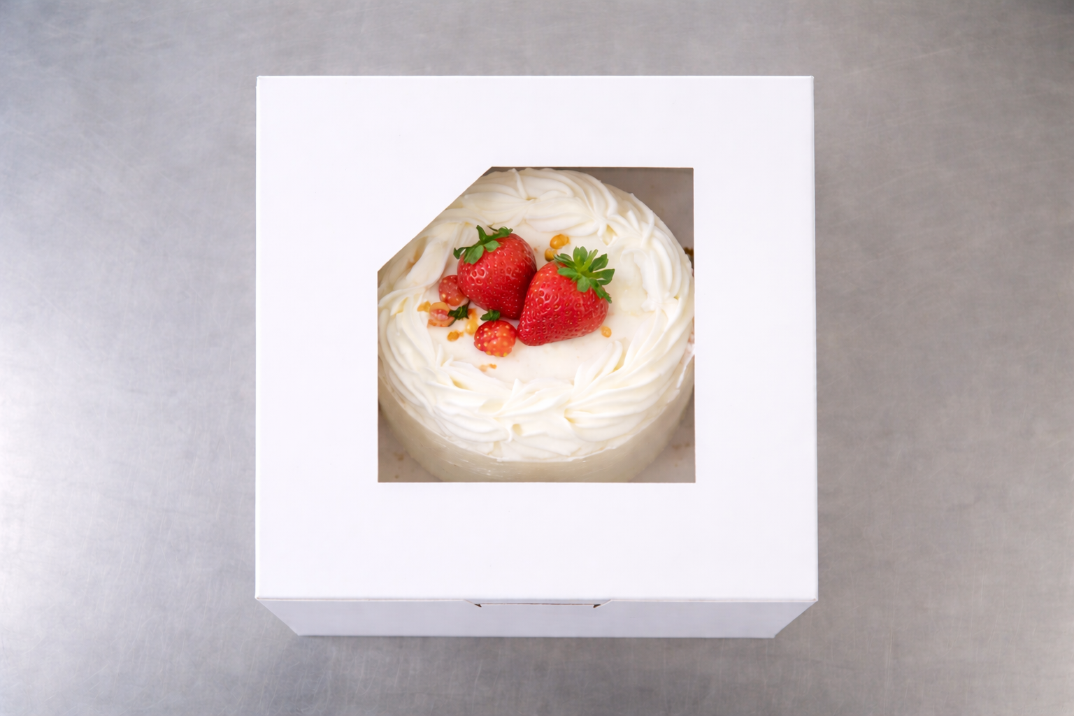 White Paper Cake Boxes with Windows (5 sizes)