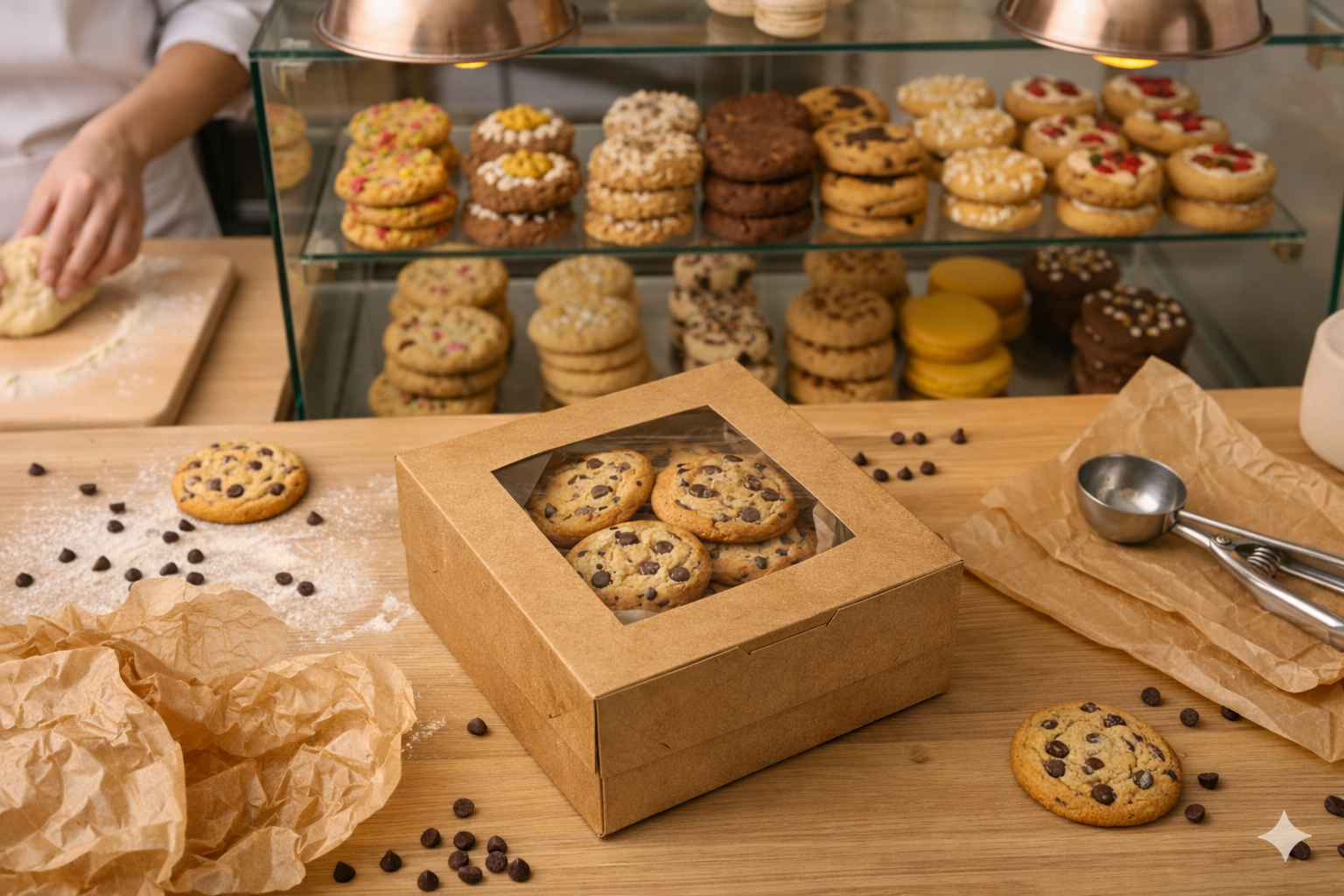 Kraft Paper Cake Boxes with Windows (5 sizes)
