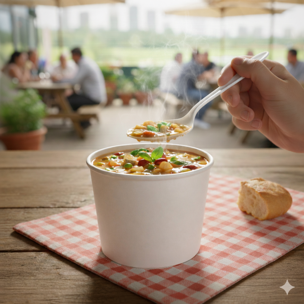 أوعية ورقية سوداء وبيضاء وكرافت، 8/12/14/16/20/24/24 بوصة عرض/40/45 أونصة